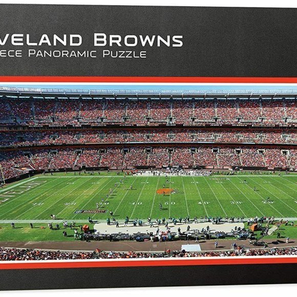 Cleveland Browns Panoramic 1000pc Jigsaw Puzzle